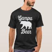 Red Plaid Gampa Bear Matching Buffalo Family Pajam T-Shirt (Vorderseite)