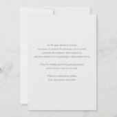 Red Plaid Merry Christmas Holiday Einladung (Rückseite)