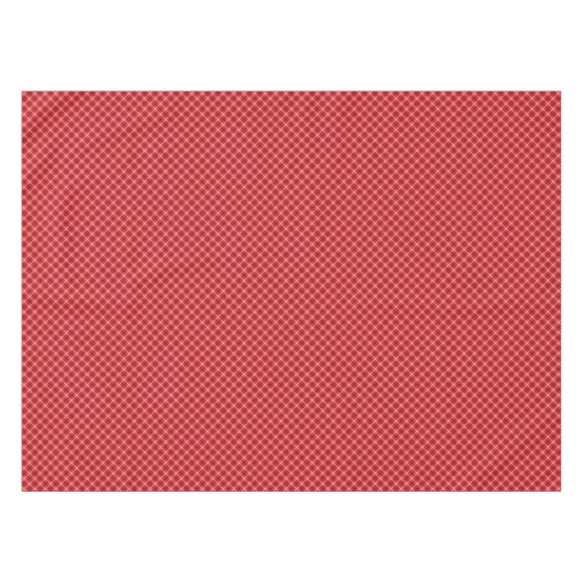 Red Plaid Pattern Tischdecke (Vorderseite (Horizontal))