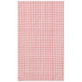 Red Plaid Print Tischdecke (Vorderseite)