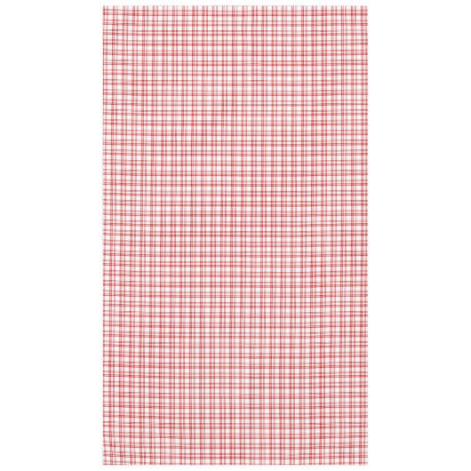 Red Plaid Print Tischdecke (Vorderseite)
