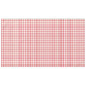 Red Plaid Print Tischdecke (Vorderseite (Horizontal))