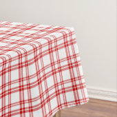 Red Plaid Print Tischdecke (Beispiel)