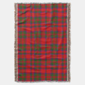 Red Plaid Tartan Decke (Vorderseite Vertikal)
