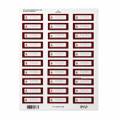 Red Plaid Teddy Bear Christmas (Vorne)