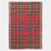 Red Plaid Throw Blanket - Gifts  Decke (Vorderseite Vertikal)