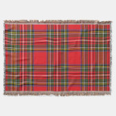 Red Plaid Throw Blanket - Gifts  Decke (Vorderseite)