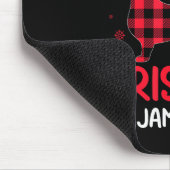 Red Plaid Ugly This Is My Dachshund Dog Christmas  Mousepad (Ecke)