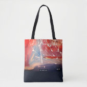 Red Planet, Abstract Art  Tasche (Vorderseite)