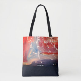 Red Planet, Abstract Art  Tasche