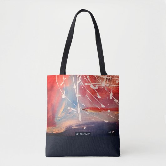 Red Planet, Abstract Art Tasche (Vorderseite)