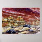 Red Planet Art Print Poster (Vorne)