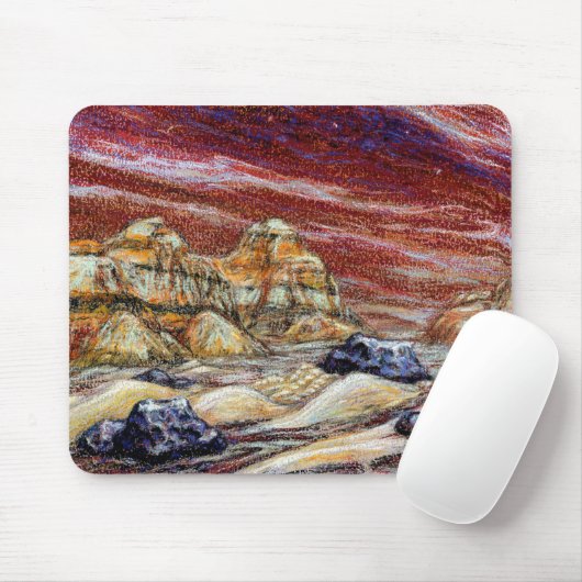 Red Planet Mousepad (Mit Mouse)