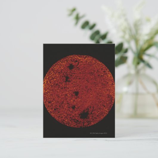 Red Planet Postkarte (Stehend Vorderseite)