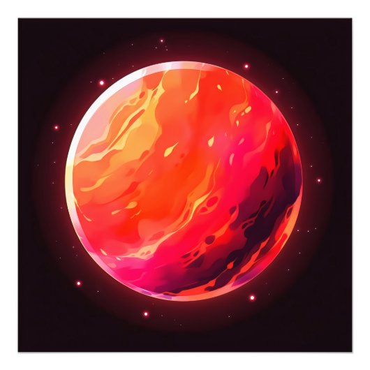 Red Planet Space Fotodruck (Vorne)