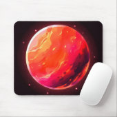 Red Planet Space Mousepad (Mit Mouse)