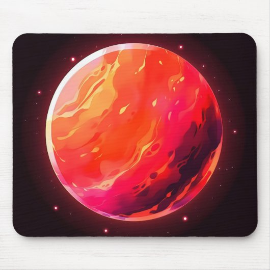 Red Planet Space Mousepad (Vorne)