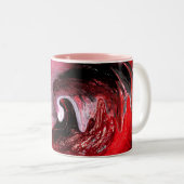 Red Planet Zweifarbige Tasse (VorderseiteRechts)