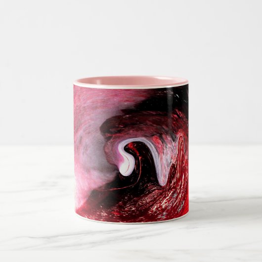 Red Planet Zweifarbige Tasse (Mittel)