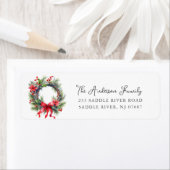 Red Poinsettia Blume Wreath (Insitu)