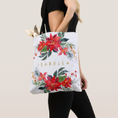 Red Poinsettia Floral Water Bouquets Name Tasche (Von Nahem)