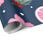 Red Poinsettia Holidays Geschenkpapier (Rolleneckpunkt)