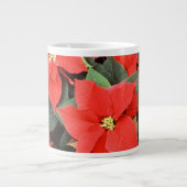 Red Poinsettia Jumbo Tasse (Vorderseite)
