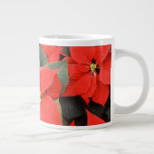 Red Poinsettia Jumbo Tasse (Rechts)