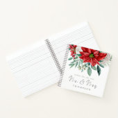 Red Poinsettia New Mr. Guest Book Notizblock (Innenseite)