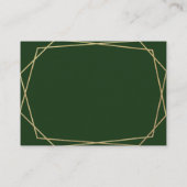 Red Poinsettia Pine Greenery Baby Diaper Raffle Begleitkarte (Rückseite)