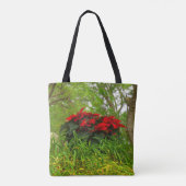 Red Poinsettia Tasche (Rückseite)