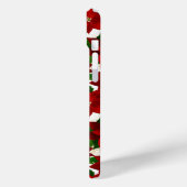 Red Poinsettia Weihnachten Case-Mate iPhone Hülle (Rückseite / Links)