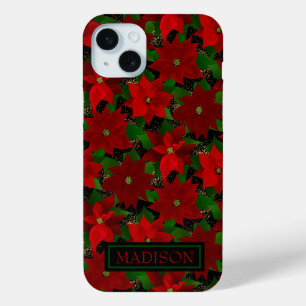 Red Poinsettias Christmas Case-Mate iPhone Hülle