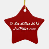 Red Poinsettias Holiday Weihnachtsschmuck (Hinten)