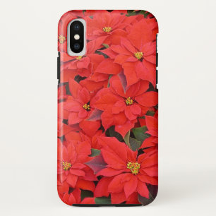 Red Poinsettias I Christmas Holiday Floral Foto Case-Mate iPhone Hülle