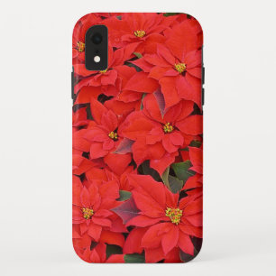 Red Poinsettias I Christmas Holiday Floral Foto Case-Mate iPhone Hülle