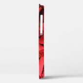 Red Poinsettias II Weihnachtsfeiertage Case-Mate iPhone Hülle (Rückseite / Links)