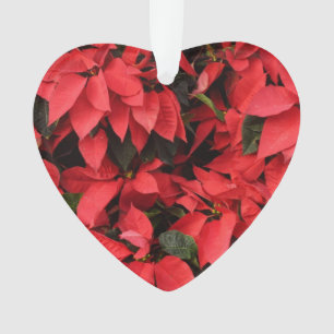 Red Poinsettias II Weihnachtsfeiertage Ornament