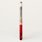 Red Poinsettias mit Golden Bokeh Weihnachten Case-Mate iPhone Hülle (Hinten/Links)