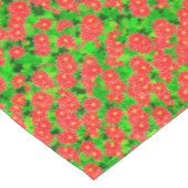 Red Poinsettias und Green Holly Tischdecke (Schrägansicht)