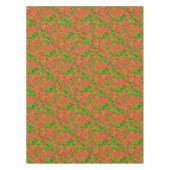 Red Poinsettias und Green Holly Tischdecke (Vorderseite)