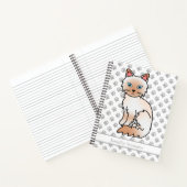 Red Point Birman / Ragdoll Cat & Custom Text Notizblock (Innenseite)