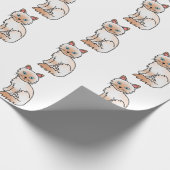 Red Point Birman / Ragdoll Niedlich Cat Pattern Geschenkpapier (Ecke)