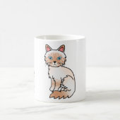 Red Point Tabby Birman / Ragdoll Cat Kaffeetasse (Mittel)