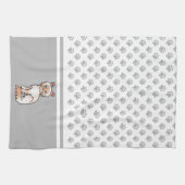 Red Point Tabby Birman / Ragdoll Niedlich Cat & Pa Geschirrtuch (Horizontal)
