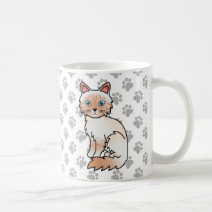 Red Point Tabby Birman / Ragdoll Niedlich Cat & Pa Kaffeetasse