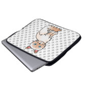 Red Point Tabby Birman / Ragdoll Niedlich Cat & Pa Laptopschutzhülle (Vorne Knopf)