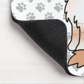 Red Point Tabby Birman / Ragdoll Niedlich Cat & Pa Mousepad (Ecke)
