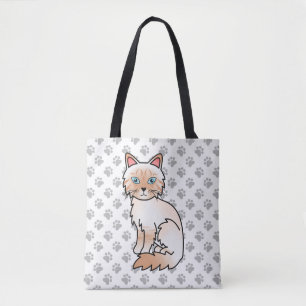 Red Point Tabby Birman / Ragdoll Niedlich Cat & Pa Tasche