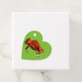 Red Poison Dart Frog Geschenkanhänger (Beispiel)